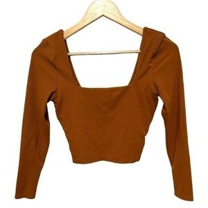 Intimately Free People Long Sleeves Crop Top
